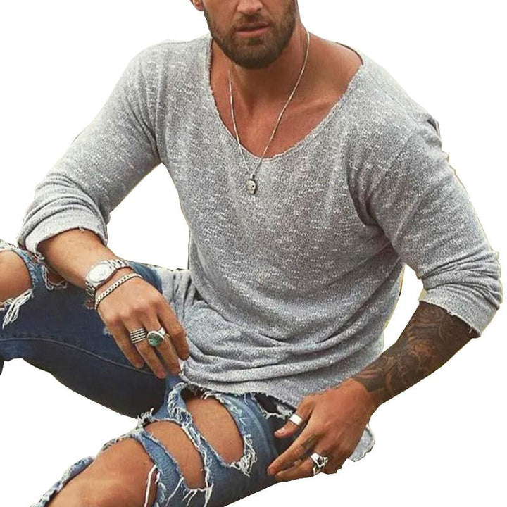 Men's Loose Casual Long Sleeve T-Shirt 35330688X