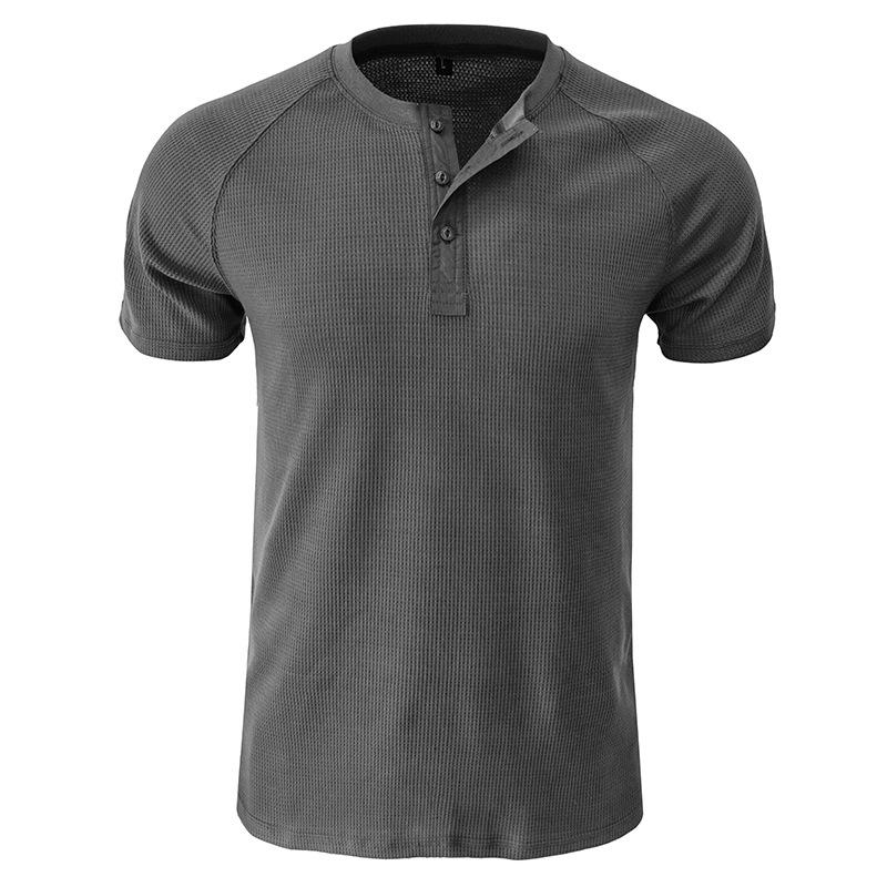 Men's Tough Guy Short Sleeve Henley T-Shirt 46765611X