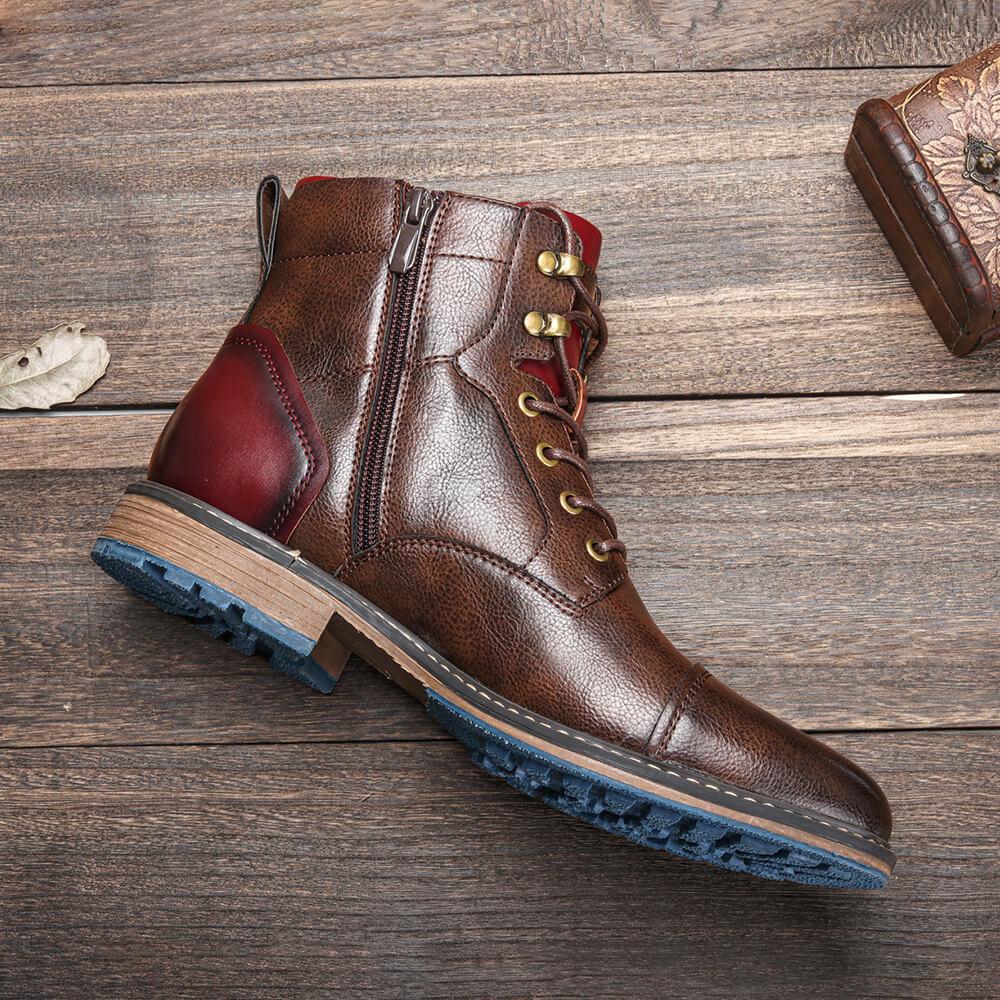 Brixton™ | Premium Handmade Leather Oxford Boots