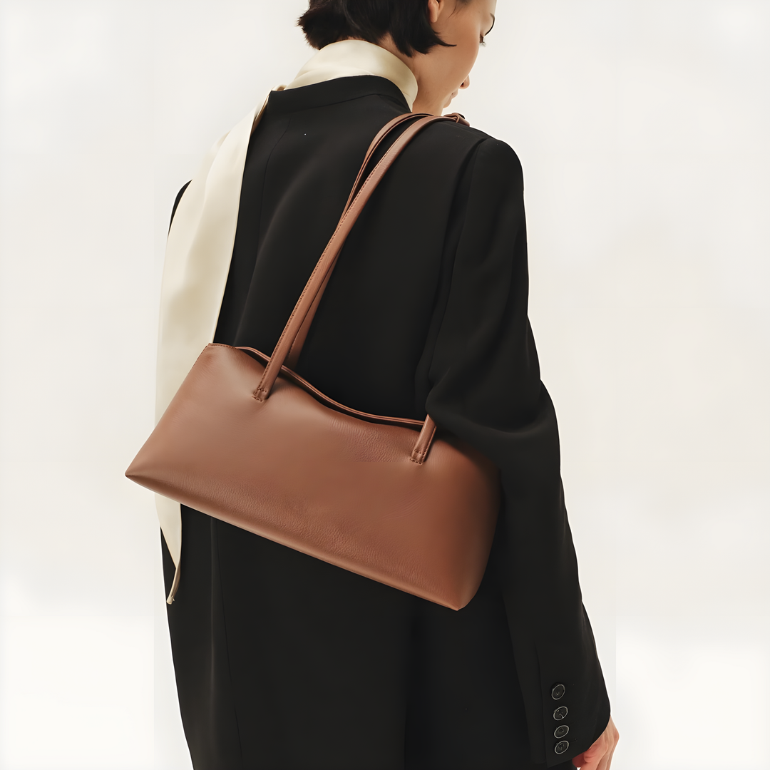 Chrysti Leather Shoulder Bag