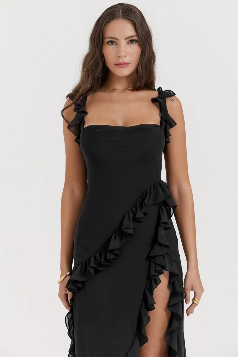 Elegant Ruffles Dress