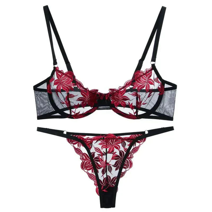 Colette™ Two-Piece French Lingerie Set for Unmatched Elegance